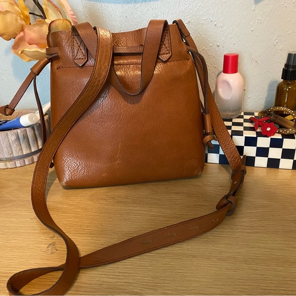 Madewell Tan Leather Crossbody Bag - Picture 1 of 5